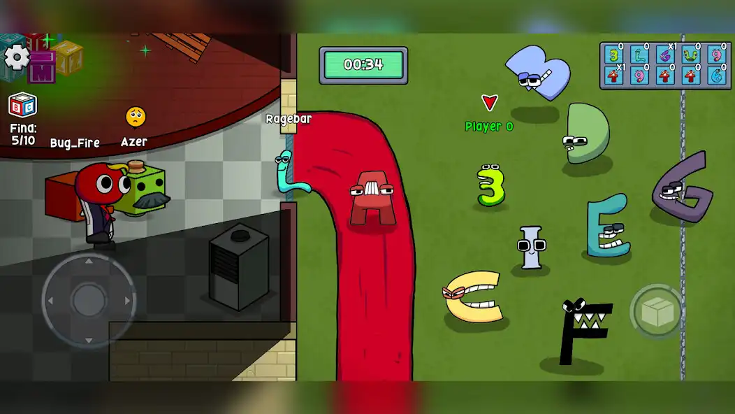 Play Letter Friends Run  and enjoy Letter Friends Run with UptoPlay