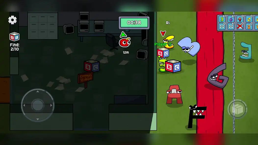 Play Letter Friends Run as an online game Letter Friends Run with UptoPlay