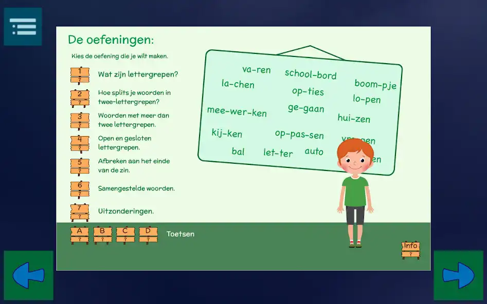 Play Lettergrepen oefenen as an online game Lettergrepen oefenen with UptoPlay