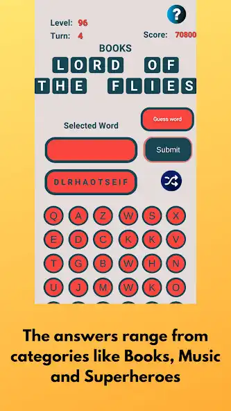 Play Letterhead: Guess Word Flipper as an online game Letterhead: Guess Word Flipper with UptoPlay
