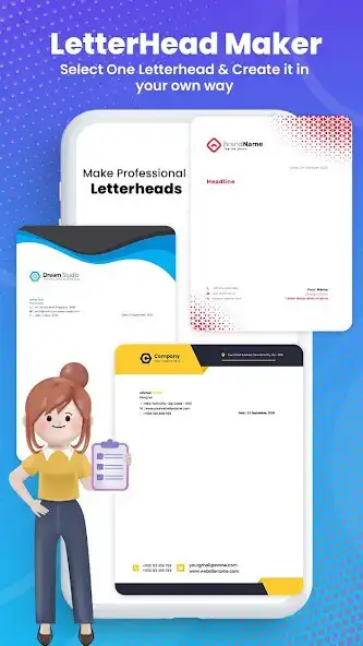 Play Letterhead Maker - letter writ  and enjoy Letterhead Maker - letter writ with UptoPlay