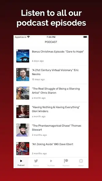 Play Letters From Home Podcast  and enjoy Letters From Home Podcast with UptoPlay