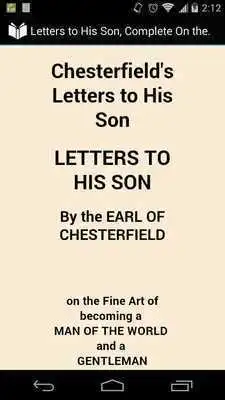 Play Letters to His Son