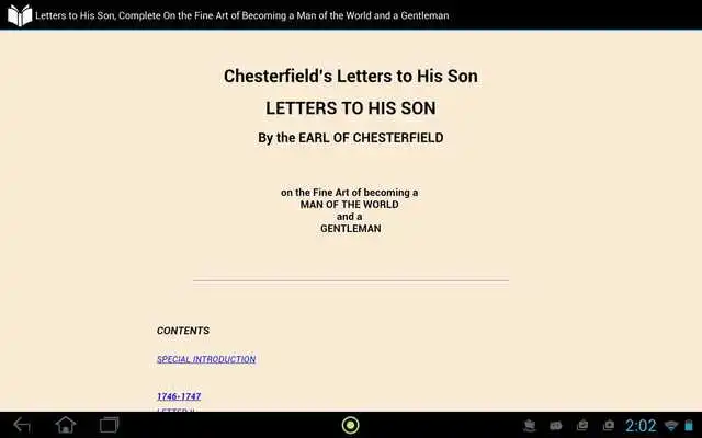 Play Letters to His Son