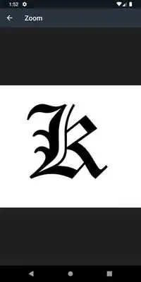 Play Letter Tattoo Designs