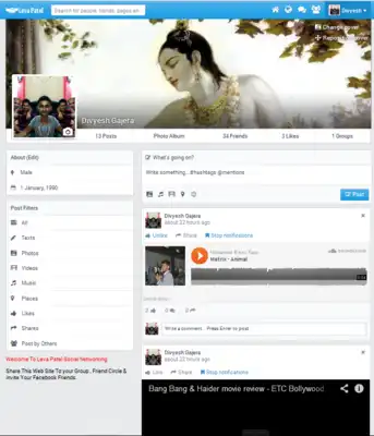 Play Leva Patel Social Network