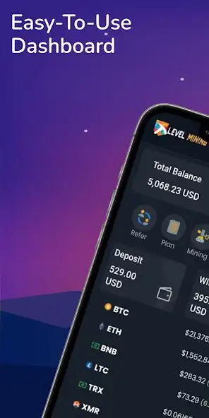 Play Level Mining - Crypto Mining  and enjoy Level Mining - Crypto Mining with UptoPlay