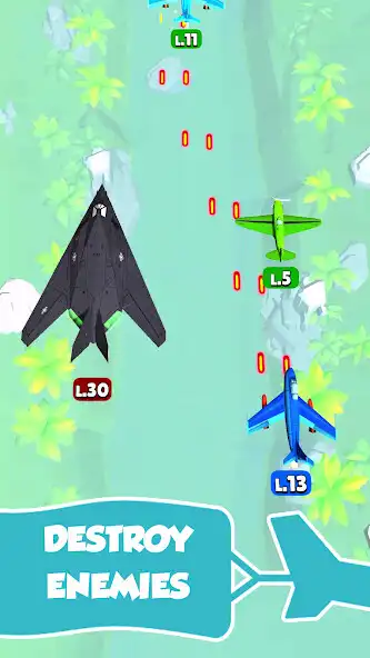 Play Level Up Planes as an online game Level Up Planes with UptoPlay