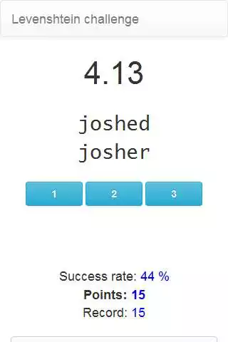 Play Levenshtein Challenge as an online game Levenshtein Challenge with UptoPlay
