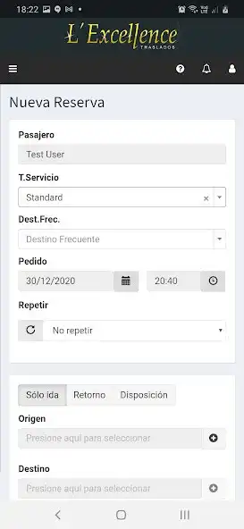 Play LExcellence Traslados as an online game LExcellence Traslados with UptoPlay