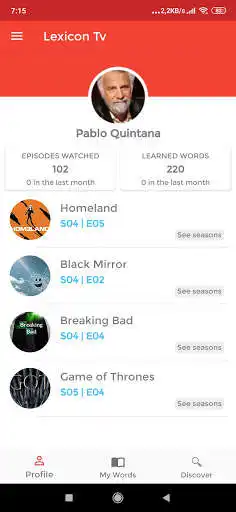 Play LexicOn Tv - Learn English by watching series. as an online game LexicOn Tv - Learn English by watching series. with UptoPlay