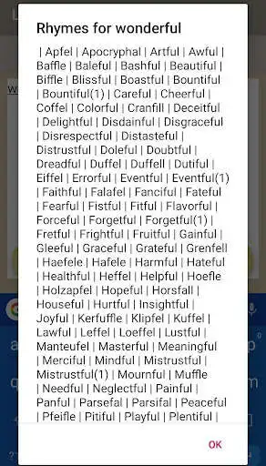Play Leximuse - Rhymes and Synonyms as an online game Leximuse - Rhymes and Synonyms with UptoPlay