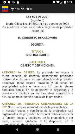 Play Ley 675 de 2001 - Propiedad Horizontal Colombia  and enjoy Ley 675 de 2001 - Propiedad Horizontal Colombia with UptoPlay