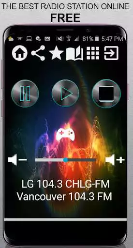 Play LG 104.3 CHLG-FM Vancouver 104.3 FM CA App Radio F