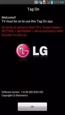 Play LG TV Tag On Play LG TV Tag On