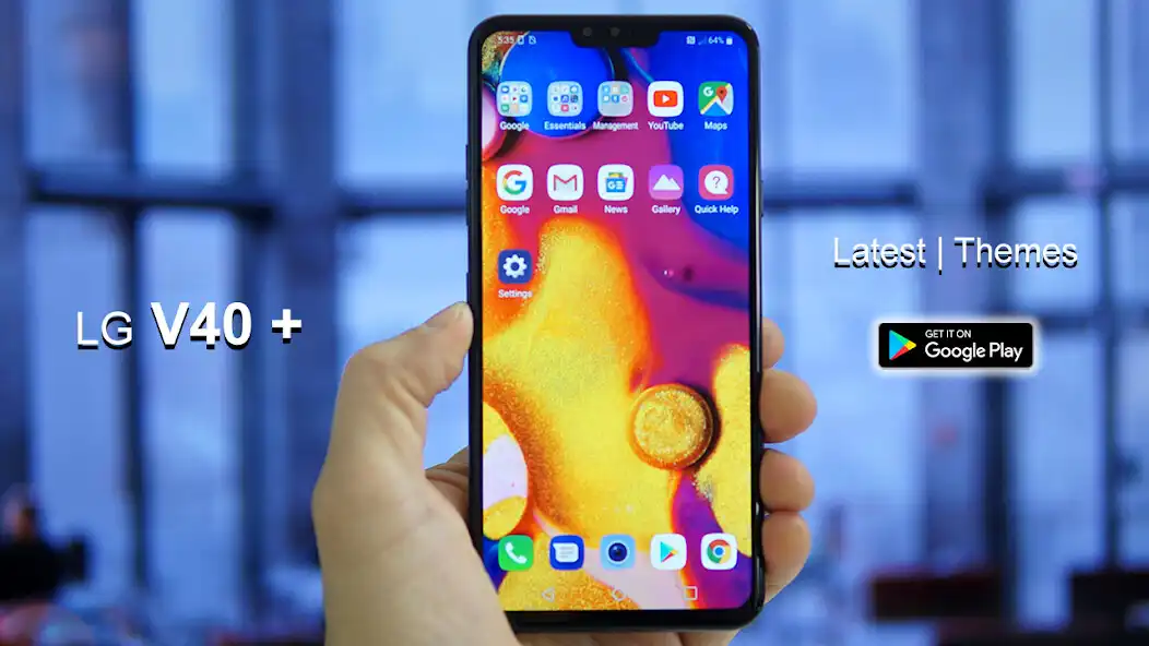 Play LG V40 Plus Launcher Wallpaper as an online game LG V40 Plus Launcher Wallpaper with UptoPlay