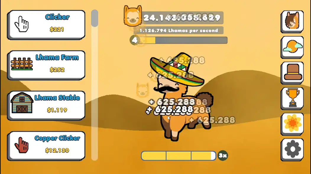 Play Lhama Clicker  and enjoy Lhama Clicker with UptoPlay