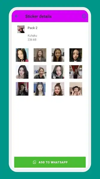 Play Lia Itzy WAStickerApps as an online game Lia Itzy WAStickerApps with UptoPlay