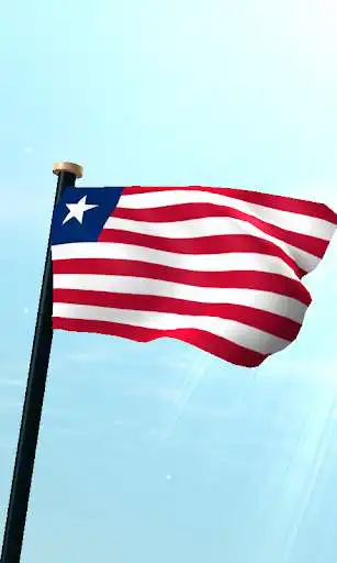 Play APK Liberia Flag 3D Free Wallpaper  and enjoy Liberia Flag 3D Free Wallpaper with UptoPlay com.ilikemycountry.lr_flagfree
