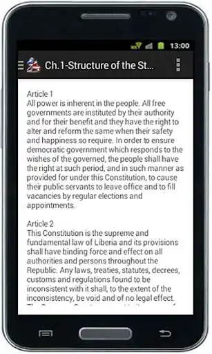 Play Liberian Constitution as an online game Liberian Constitution with UptoPlay