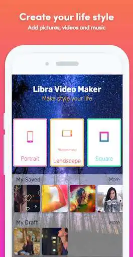 Play Libra Video Creator, Photo Video Maker With Music  and enjoy Libra Video Creator, Photo Video Maker With Music with UptoPlay
