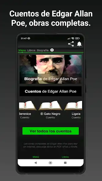 Play Libros de Edgar Allan Poe  and enjoy Libros de Edgar Allan Poe with UptoPlay