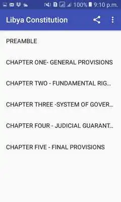 Play Libya Constitution