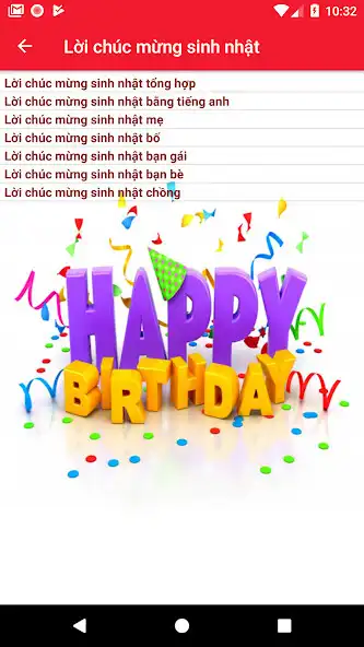 Play Lời chúc sinh nhật as an online game Lời chúc sinh nhật with UptoPlay
