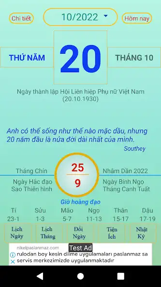 Play Lich van nien - Lich Viet  and enjoy Lich van nien - Lich Viet with UptoPlay