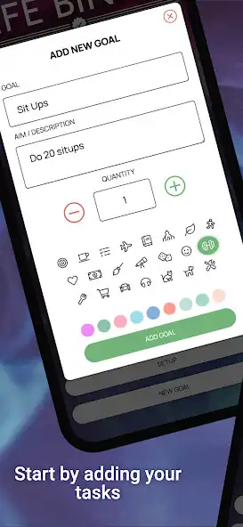 Play Life Bingo Complete Your Goals as an online game Life Bingo Complete Your Goals with UptoPlay