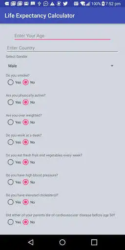 Play Life Expectancy Calculator