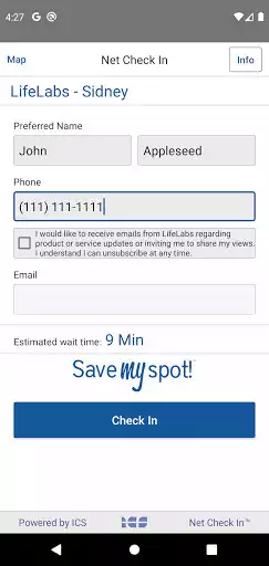 Play LifeLabs - Net Check In