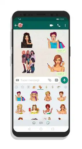 Play Life Style Girls WAStickersApp  and enjoy Life Style Girls WAStickersApp with UptoPlay