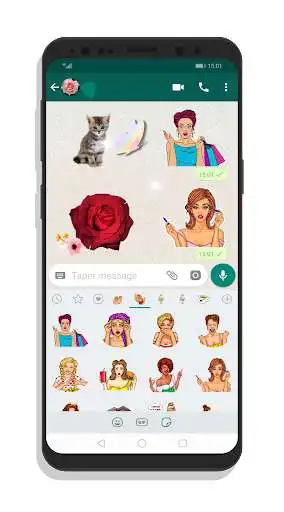 Play Life Style Girls WAStickersApp as an online game Life Style Girls WAStickersApp with UptoPlay