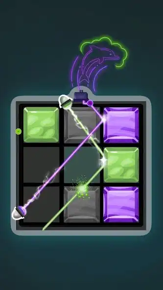 Play Light Bounce: Neon Puzzles as an online game Light Bounce: Neon Puzzles with UptoPlay