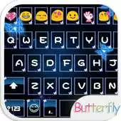 Free play online Light Butterfly Emoji Keyboard APK
