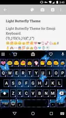 Play Light Butterfly Emoji Keyboard