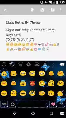 Play Light Butterfly Emoji Keyboard