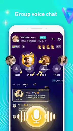 Play LightChat -Voice Chat  Meet  Party Rooms as an online game LightChat -Voice Chat  Meet  Party Rooms with UptoPlay