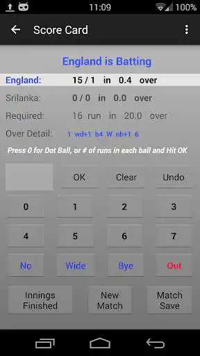 Play Light Cricket Scorer as an online game Light Cricket Scorer with UptoPlay