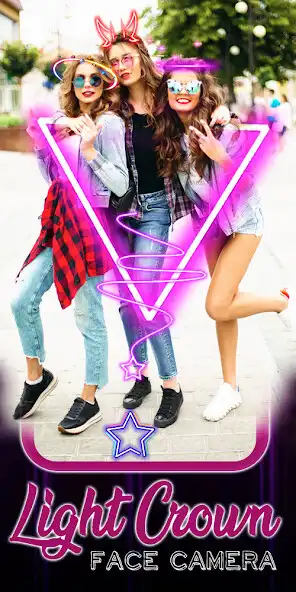 Play Light Crown Face Live Camera as an online game Light Crown Face Live Camera with UptoPlay