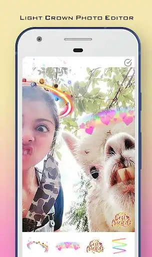 Play Light Crown Photo Editor Face Camera  and enjoy Light Crown Photo Editor Face Camera with UptoPlay