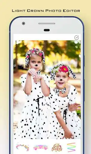 Play Light Crown Photo Editor Face Camera as an online game Light Crown Photo Editor Face Camera with UptoPlay