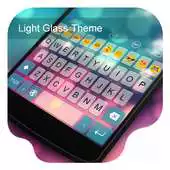 Free play online Light Glass -Emoji Keyboard APK