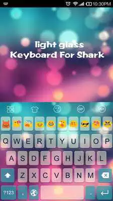 Play Light Glass -Emoji Keyboard