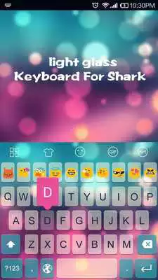 Play Light Glass -Emoji Keyboard