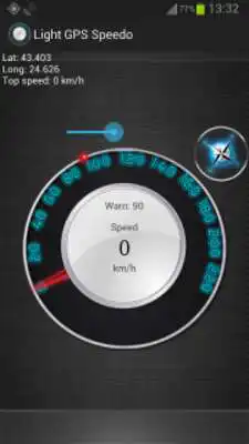 Play Light GPS Speedometer: kph/mph