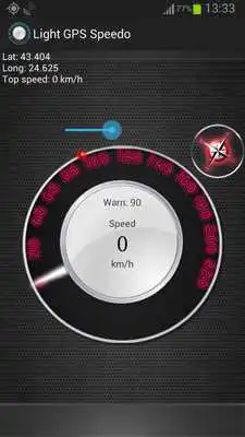 Play Light GPS Speedometer: kph/mph