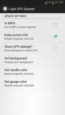 Play Light GPS Speedometer: kph/mph