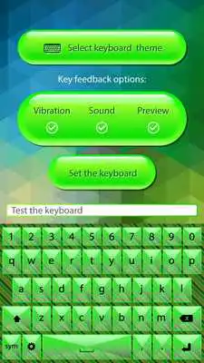 Play Light Neon Green Keyboard
